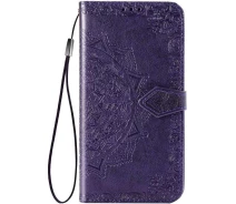 Купить - чехол для смартфона  Кожаный чехол (книжка) Art Case с визитницей для Samsung Galaxy A13 4G (Фиолетовый) (1374161)