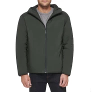 Купить - куртку мужскую  Мужская непромокаемая куртка Tommy Hilfiger с капюшоном 1159815731 (Зеленый XXL) (art160051)