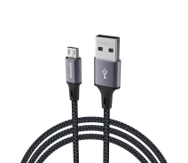 Купить - адаптер и кабель  Кабель Proda PD-B52m USB MicroUSB Fast Speed ​​Data 1м черный (6971278723073)
