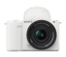 Купить - фотоаппарат  Беззеркальный фотоаппарат Sony ZV-E10 II Kit 16-50mm f3.5-5.6 OSS II White (ZVE10M2KB.CEC) [115277]