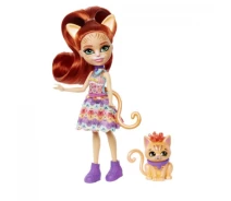 Купить - игрушку для девочки  Кукла Enchantimals Рыженькая кошечка Тарла (HHB91)