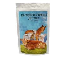 Купить - ветеринарный препарат для сельскохозяйственных животных  Порошок Энтеронормин Детокс кормовая добавка пробиотического действия для животноводства 100 г СГП МБС