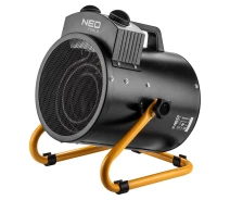 Купить - тепловую пушку  Тепловая пушка NEO TOOLS 3 кВт, регулировка, нерж. сталь, IPX4, 80м2, 354 м3/ч (90-068-e)