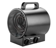 Купить - тепловую пушку  Тепловая пушка NEO TOOLS 2 кВт промышленный, нерж. сталь, 50м2, 253 м3/ч (90-065-e)
