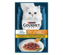 Купить -  Влажный корм для котов с курицей Gourmet Perle, 85 гр