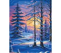 Купить - картину по номерам  Картина по номерам "Морозный уют" Art Craft 11049-AC 40х50 см