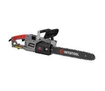 Купить - цепную пилу  Цепная электропила INTERTOOL DT-2204 2400 Вт мощная садовая ручная цепная пила электрическая для дров
