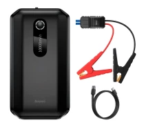 Купить - Пуско-зарядное устройство для аккумулятора  Портативное пуско-зарядное устройство Baseus Super Energy Air Car Jump Starter 10000mAh Black (CGNL020101) [71155]