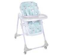 Купить - стульчик для кормления  Мягкий стульчик для кормления M 3233 Puppy Boy Beige с весёлым рисунком и корзиной для игрушек