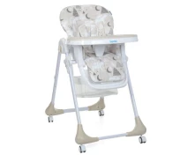 Купить - стульчик для кормления  Мягкий стульчик для кормления M 3233 Mommy Bear Beige с весёлым рисунком и корзиной для игрушек