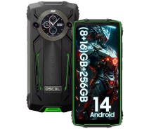Купить - смартфон и мобильный телефон  Защищенный смартфон Oscal Pilot 2 (8+256Gb, АКБ 8800 мАч) Green