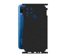 Купить - защитную пленку для смартфона  Защитная пленка StatusSKIN для Realme C15 Корпус Винил Карбон черный