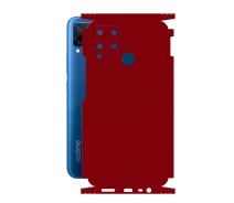 Купить - защитную пленку для смартфона  Защитная пленка StatusSKIN для Realme C15 Корпус Винил Металлик красный