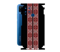 Купить - защитную пленку для смартфона  Защитная пленка StatusSKIN для Realme C15 Корпус Винил Вышиванка 3