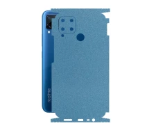 Купить - защитную пленку для смартфона  Защитная пленка StatusSKIN для Realme C15 Корпус Винил Голубой глянец