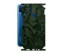 Купить - защитную пленку для смартфона  Защитная пленка StatusSKIN для Realme C15 Корпус Винил Камуфляж зеленый