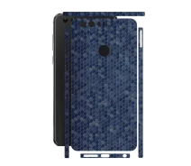 Купить - защитную пленку для смартфона  Защитная пленка StatusSKIN для Honor 8 Корпус Винил Соты синие
