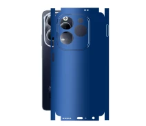 Купить - защитную пленку для смартфона  Защитная пленка StatusSKIN для Infinix Hot 40 Pro Корпус Винил Синий матовый