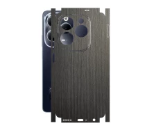 Купить - защитную пленку для смартфона  Защитная пленка StatusSKIN для Infinix Hot 40 Pro Корпус Винил Дерево серебристо-черное