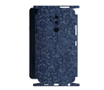 Купить - защитную пленку для смартфона  Защитная пленка StatusSKIN для LG G7 ThinQ Корпус Винил Соты синие