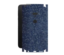 Купить - защитную пленку для смартфона  Защитная пленка StatusSKIN для Motorola Moto G7 Корпус Винил Соты синие