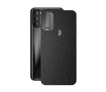 Купить - защитную пленку для смартфона  Защитная пленка StatusSKIN для Motorola Moto G71 5G Корпус Винил Кожа черная