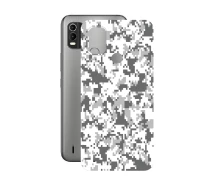 Купить - защитную пленку для смартфона  Защитная пленка StatusSKIN для Nokia C21 Plus Корпус Винил Пиксель 3