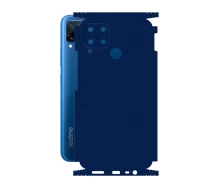 Купить - защитную пленку для смартфона  Защитная пленка StatusSKIN для Realme C15 Корпус Винил Синий металлик