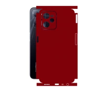 Купить - защитную пленку для смартфона  Защитная пленка StatusSKIN для Realme C35 Корпус Винил Металлик красный