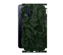 Купить - защитную пленку для смартфона  Защитная пленка StatusSKIN для Realme C35 Корпус Винил Камуфляж зеленый