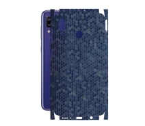 Купить - защитную пленку для смартфона  Защитная пленка StatusSKIN для Samsung Galaxy M10s (M107) Корпус Винил Соты синие