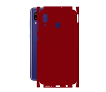 Купить - защитную пленку для смартфона  Защитная пленка StatusSKIN для Samsung Galaxy M10s (M107) Корпус Винил Металлик красный