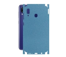 Купить - защитную пленку для смартфона  Защитная пленка StatusSKIN для Samsung Galaxy M10s (M107) Корпус Винил Голубая глянец