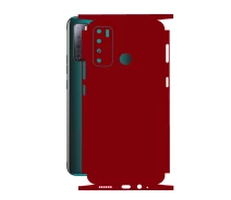 Купить - защитную пленку для смартфона  Защитная пленка StatusSKIN для Tecno Pauvoir 4 Корпус Винил Металлик красный