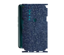 Купить - защитную пленку для смартфона  Защитная пленка StatusSKIN для Tecno Camon 15 Pro Корпус Винил Соты синие