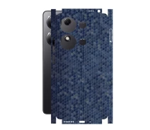 Купить - защитную пленку для смартфона  Защитная пленка StatusSKIN для Xiaomi Redmi Note 13 Pro 4G Корпус Винил Соты синие