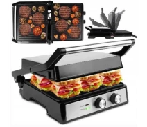 Купить - электрогриль  Прижимной контактный электрический гриль Zepline ZP-086 электрогриль 3500 Вт​​​​​​​ (12868)