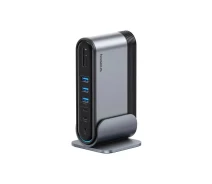 Купить - кардридер  USB-хаб Baseus UnionJoy 17-Port Triple-Display B00532304811-00 Grey
