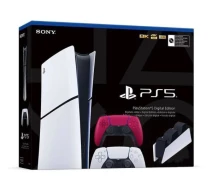 Купить - игровую консоль  Игровая консоль Sony PlayStation 5 Slim Digital Edition 1Tb + DualSense (Cosmic Red) + Charging Station