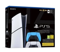Купить - игровую консоль  Игровая консоль Sony PlayStation 5 Slim Digital Edition 1Tb + DualSense (Ice Blue)