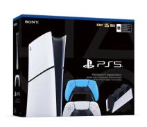 Купить - игровую консоль  Игровая консоль Sony PlayStation 5 Slim Digital Edition 1Tb + DualSense (Ice Blue) + Charging Station