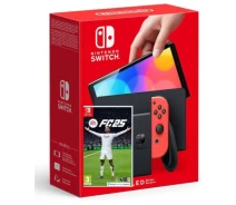 Купить - игровую консоль  Игровая консоль Nintendo Switch (OLED model) Neon Blue-Red + Игра EA SPORTS FC 25