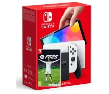 Купить - игровую консоль  Игровая консоль Nintendo Switch (OLED model) White + Игра EA SPORTS FC 25