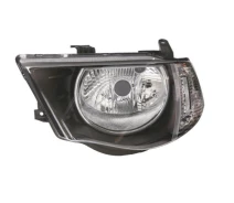 Купить - автофару  Левая передняя фара Mitsubishi L200 2007-2015 двойная кабина Н4 белый поворотник, авт рег, 214-1180L-LDEMC