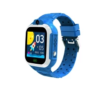 Купить - смарт-часы  Смарт-часы детские Smart Watch KIDS 4G GPS сенсорный экран камера голосовой вызов 2024 Синие (2177-02)