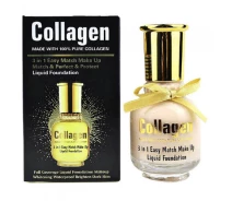 Купить - базу под макияж  Жидкая основа под макияж Wokali Collagen Easy Match Makeup Liquid Foundation 3 в 1 HF2006 65 мл