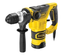 Купить - перфоратор  Перфоратор Stanley SDS-Plus, 1250 Вт, 3.5 Дж, 850 об/мин, кейс (FME1250K)
