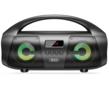 Купить - портативную колонку  Портативная колонка XO F40 черная с подсветкой и экраном (37452)