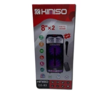 Купить - портативную колонку  Колонка Kimiso QS-83 BT с проводным микрофоном 8 x 2'BASS / 3000W (QS-83_2362)