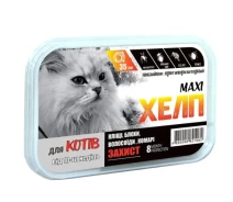 Купить - противопаразитарное средство для кота  Ошейник Хелп Макси от клещей, блох, волосоедов и комаров для кошек, 35 см